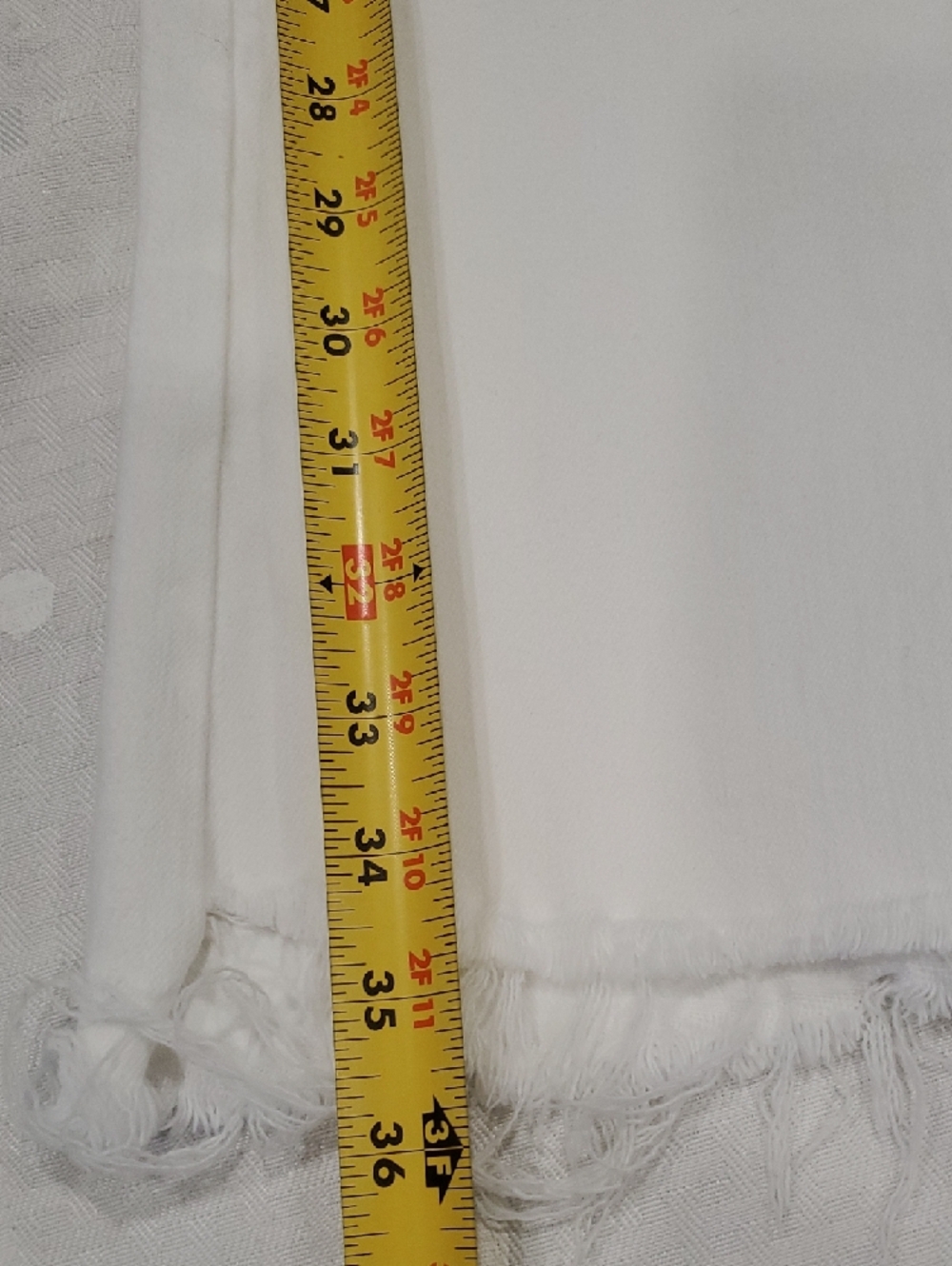 MOTHER White Raw Hem Cropped Jeans - Picture 5 of 15